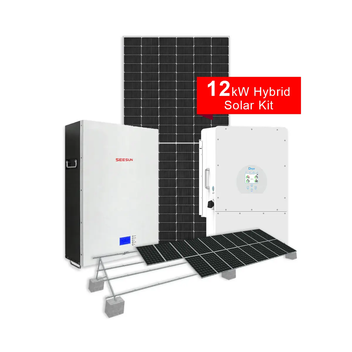 Hybrid Solar Power System 12kW